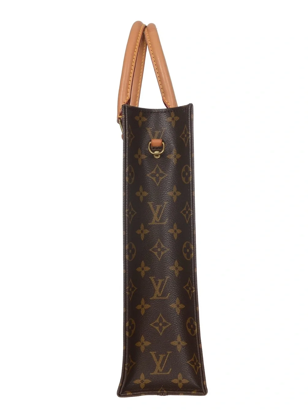 ♥️ Louis Vuitton Brown Sac Plat Envelope Monogram  Vertical Tote Bag♥️